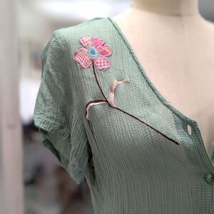 April Cornell Button Down Blouse